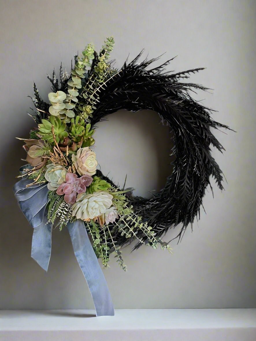 Be The Envy of the Neighborhood With a Cactus or Succulent Living Wreath - PLANT THIS
