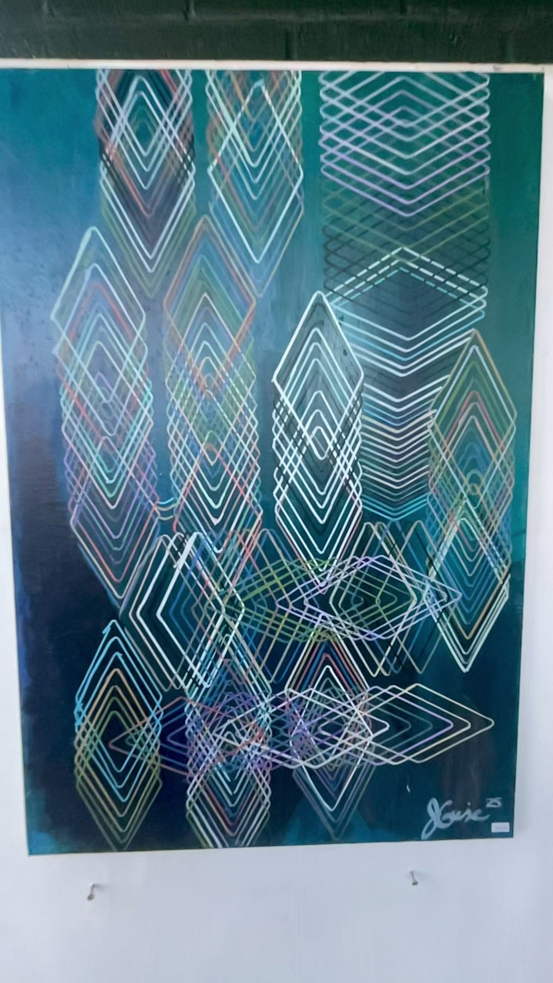 Untitled No. 6 by Jon Giese – Dynamic Modern Art Print on Canvas