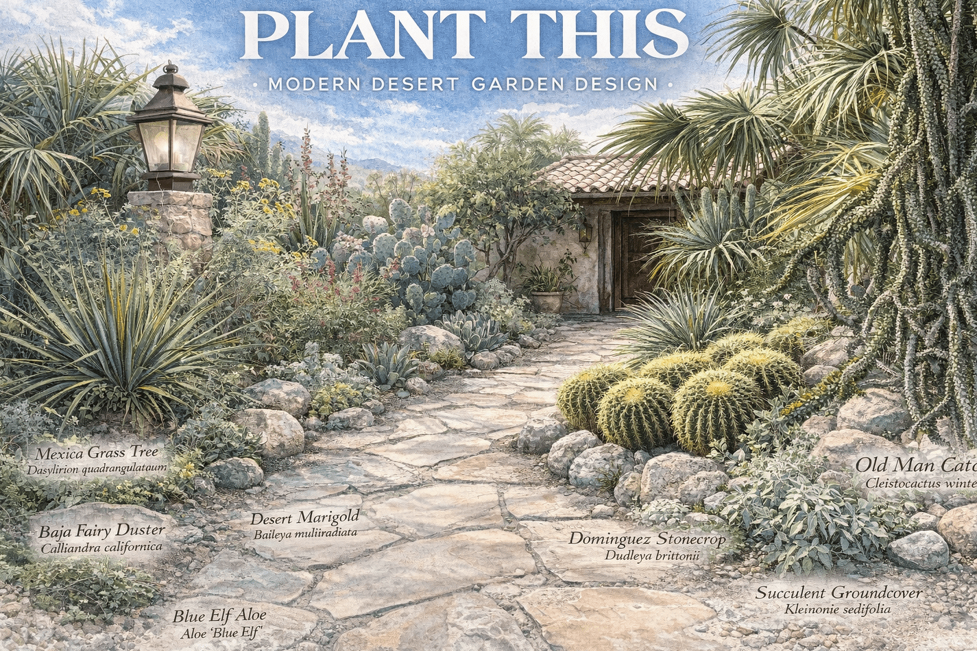 Modern Desert Garden Designs - PLANT THIS