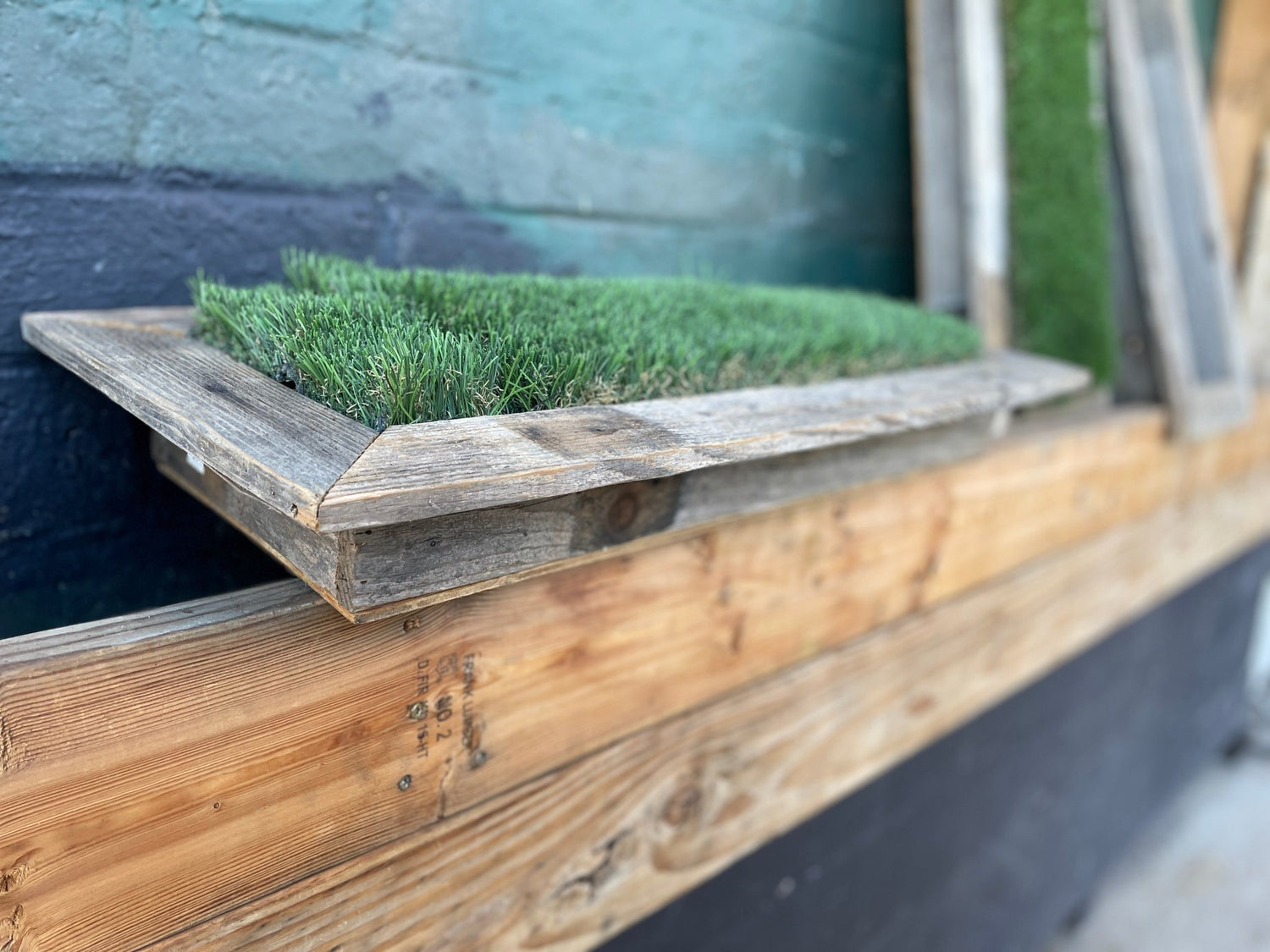 Reclaimed Wood Wall Planters (Ready - to - Hang Greenery) - PLANT THIS
