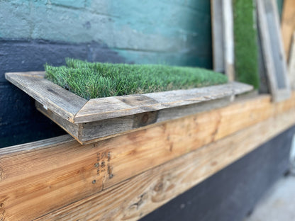 Reclaimed Wood Wall Planters (Ready - to - Hang Greenery) - PLANT THIS